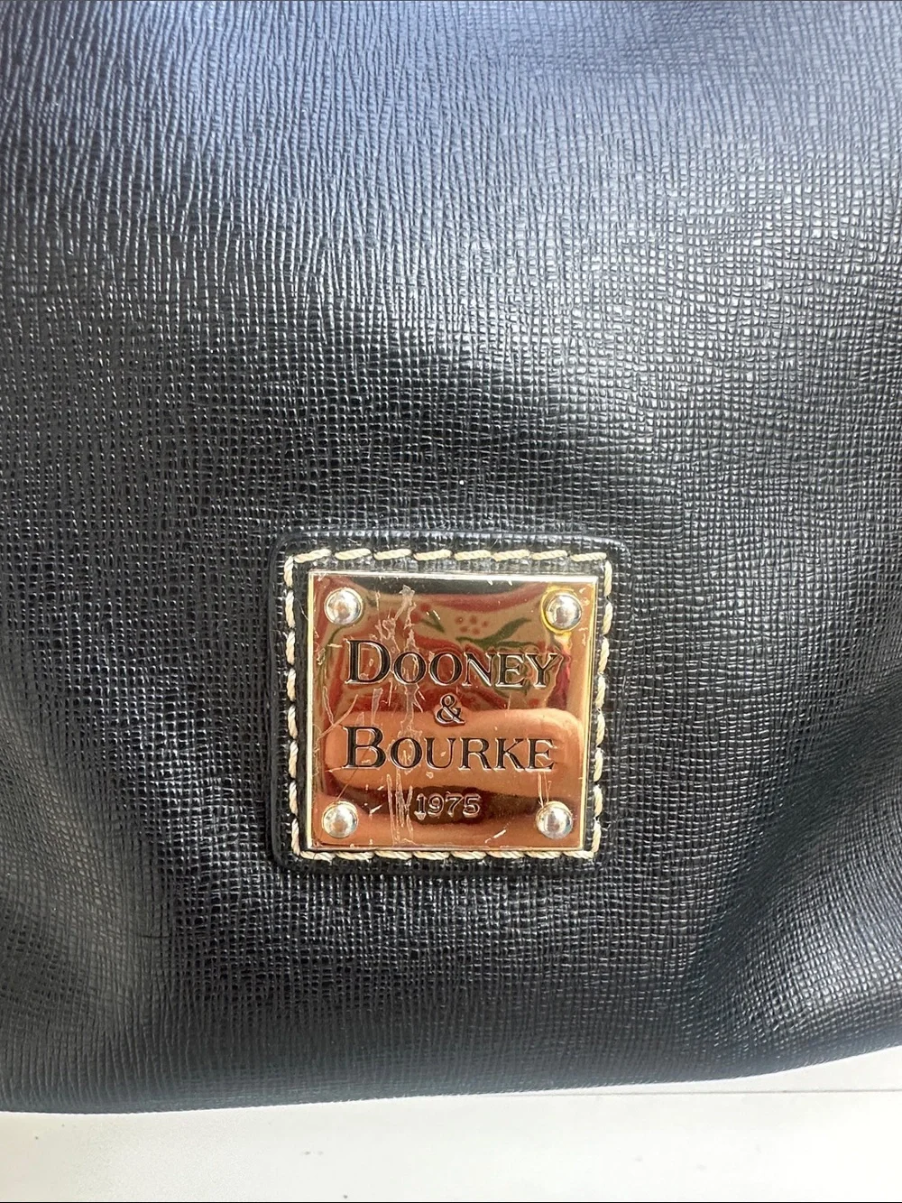 Dooney and Bourke Florentine Hobo Shoulder Bag Black